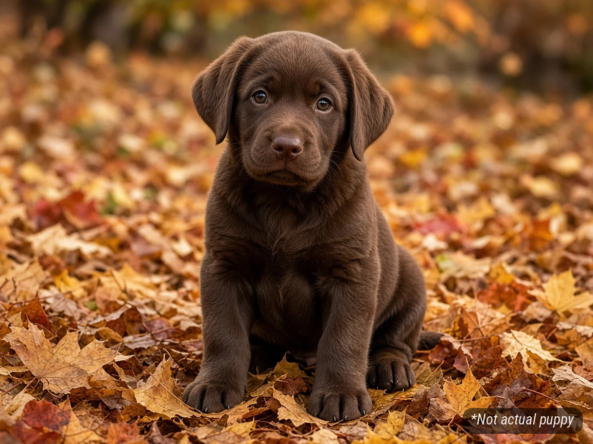 Selection Position 1 Chocolate Male - chocolate Labrador Retriever puppy at LabPups.com